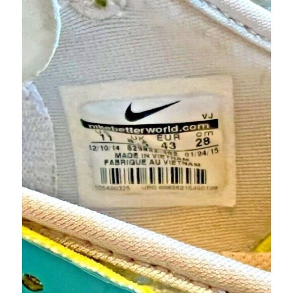 Nike Free 5.0 TR Fit 4 Woman Size‎ 11 Athletic Lime Green Blue Running Sneakers - Picture 7 of 8